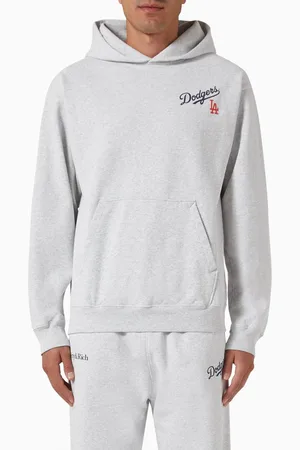 Sporty & Rich Dodgers Serif Hoodie in Cotton-fleece