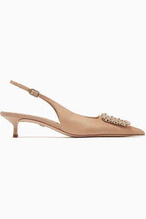 Sam Edelman Kaitlyn 40 Slingback Pumps in Satin