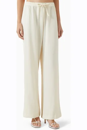 ENZA COSTA Resort Drawstring Pants in Crepe