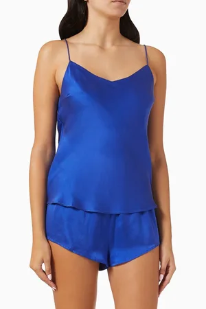 ASCENO Milos Cami Top in Silk-charmeuse