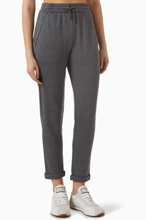 Brunello Cucinelli Drawstring Sweatpants in Cotton-jersey