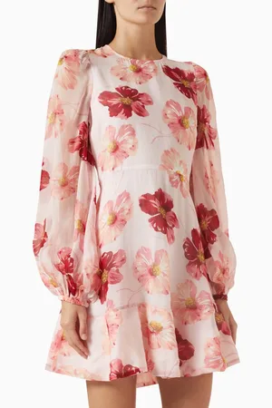 by Ti Mo Organza Mini Dress in Viscose