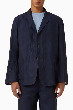 Kaptain Sunshine Take Easy Jacket in Wool-linen Blend
