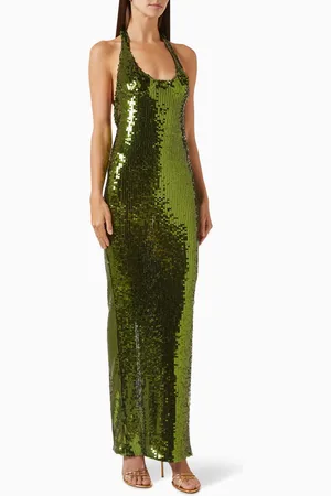 Ilkyaz Ozel Coralie Sequin-embellished Dress
