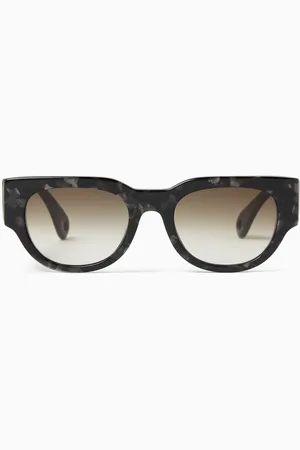 Lanvin Signature Rounded Sunglasses in Acetate