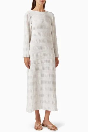 Waimari Cabana Maxi Dress in Seersucker