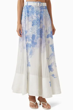 by Ti Mo Organza Maxi Skirt in Viscose