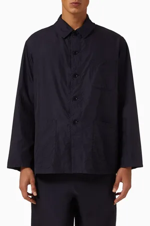 Kaptain Sunshine Work Shirt Jacket in Cotton-silk Blend