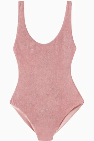 Jade Swim Contour One-piece Swimsuit in Terry-blend