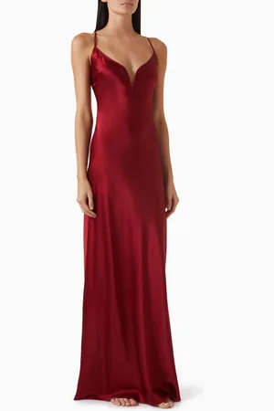 Livy Caspian Maxi Dress in Silk