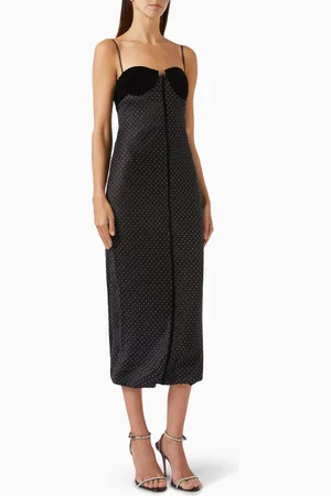 NAFSIKA SKOURTI Eclipse Crystal-embellished Dress in Satin