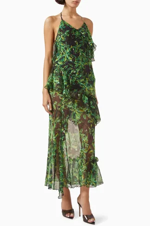 SIEDRES Lieni Ruffle Open-back Dress