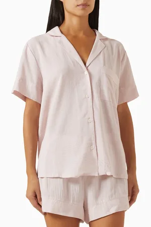 Eberjey Nautico Short Pyjama Set in ECOVERO™ Viscose-blend