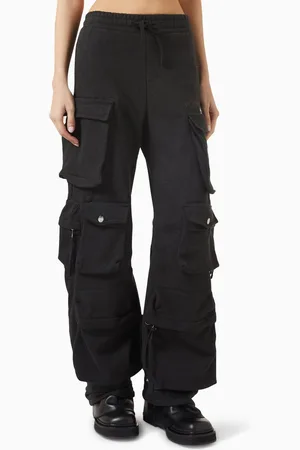 The Attico Faded Cargo Pants in Cotton