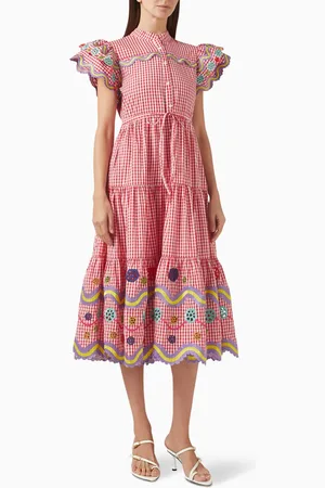 Celia B Reise Vichy Dress in Cotton