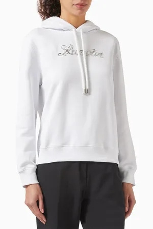 Lanvin Bead-embroidered Hoodie in Cotton