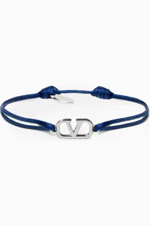 VALENTINO GARAVANI VLOGO Signature Bracelet in Cotton