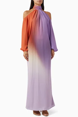 Baobab Biscay Halterneck Maxi Dress in Crepe