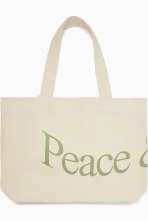 Museum Of Peace & Quiet Wordmark Tote Bag in Cotton