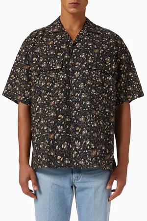 Kaptain Sunshine Floral-print Shirt in Cotton