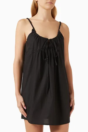 Deiji Studios Double V Dress in Organic-cotton