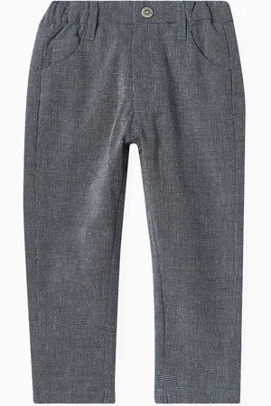 Minihaha Oliver Pinstripe Pants in Linen-blend