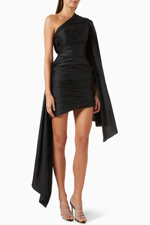 Sandra Mansour Ethereal Edge Mini Dress in Taffeta