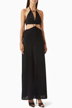 Azulu Lorraine Cut-out Maxi Dress in Knit