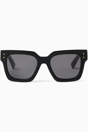 Lanvin Lunettes Maxi Rectangle Sunglasses in Acetate