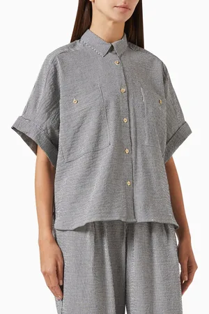 Sessun Della Shirt in Seersucker