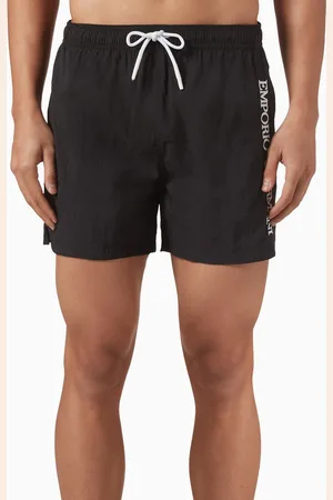 Emporio Armani EA Logo Swim Shorts in Nylon