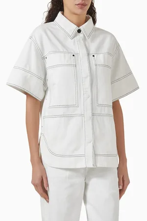 Shona Joy Hana Shirt in Cotton Denim