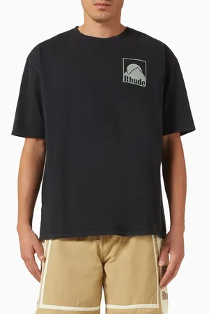 Rhude Moonlight Badge T-shirt in Cotton