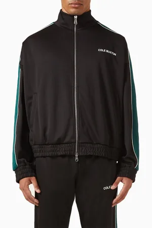 Cole Buxton Contrast Tape Track Jacket