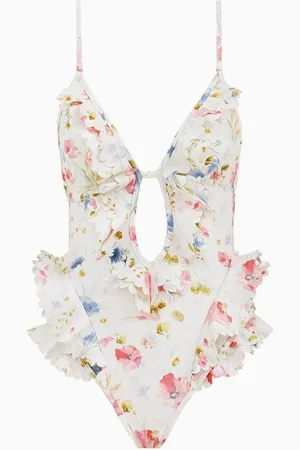 ZIMMERMANN Lucky Waterfall Frill One-piece Swimsuit