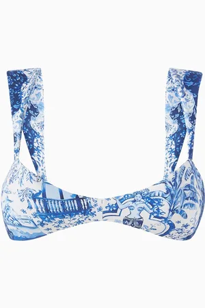 Agua Bendita Malory Printed Bikini Top