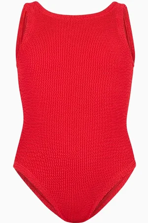 Hunza G Kids Classic One-piece Swimsuit in Original Crinkle