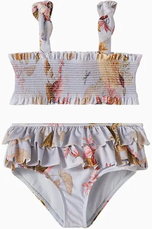 ZIMMERMANN Rhiannon Shirred Bikini Set