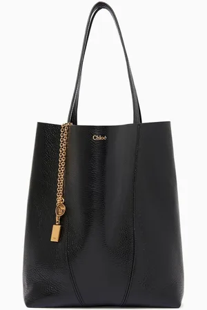 Chloé Medium Spin Tote Bag in Grained Leather