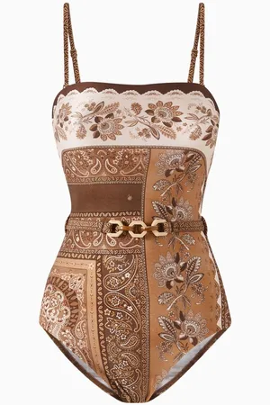 ZIMMERMANN Lucky Bandeau One-piece Swimsuit