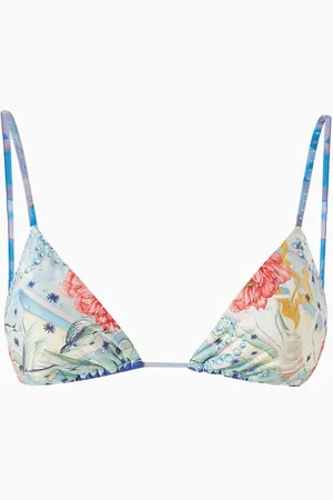 Agua Bendita Lolita Embellished Bikini Top