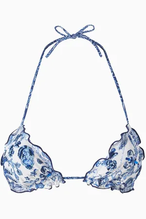 Agua Bendita Lolita Printed Bikini Top