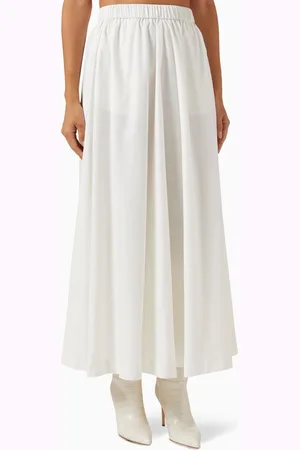 Bouguessa Wadha Maxi Skirt in Cotton Blend