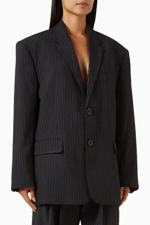 Bouguessa Zainab Oversized Blazer in Poly-rayon Blend