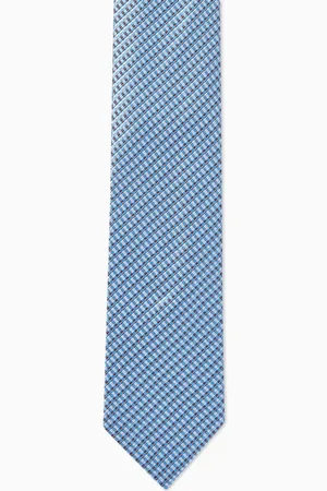 Eton Checked Tie in Silk