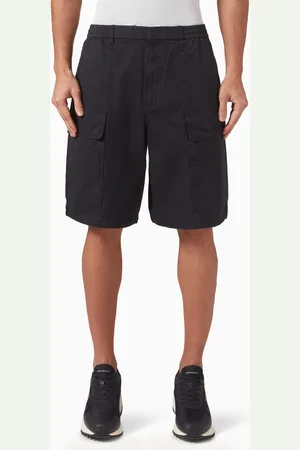 Emporio Armani Cargo Bermuda Shorts in Cotton-blend