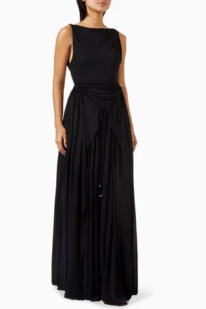 Lanvin Adonis Maxi Dress in Viscose-silk Blend