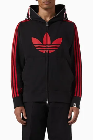 adidas X A Bathing Ape Ultimate Shark Hoodie in Cotton