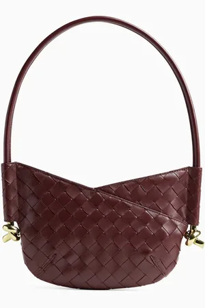 Bottega Veneta Baby Solstice Shoulder Bag in Intrecciato Leather