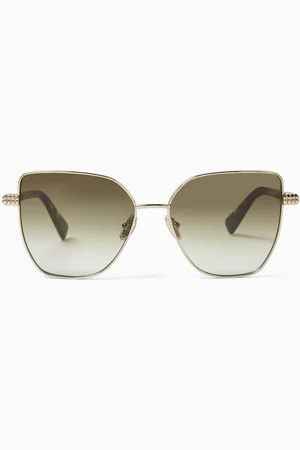 Lanvin Concerto Butterfly Sunglasses in Metal